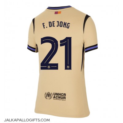 Barcelona Frenkie de Jong #21 Vieraspaita Naiset 2025-26 Lyhythihainen Barcelona Frenkie de Jong #21 Vieraspaita Naiset 2025-26 Lyhythihainen